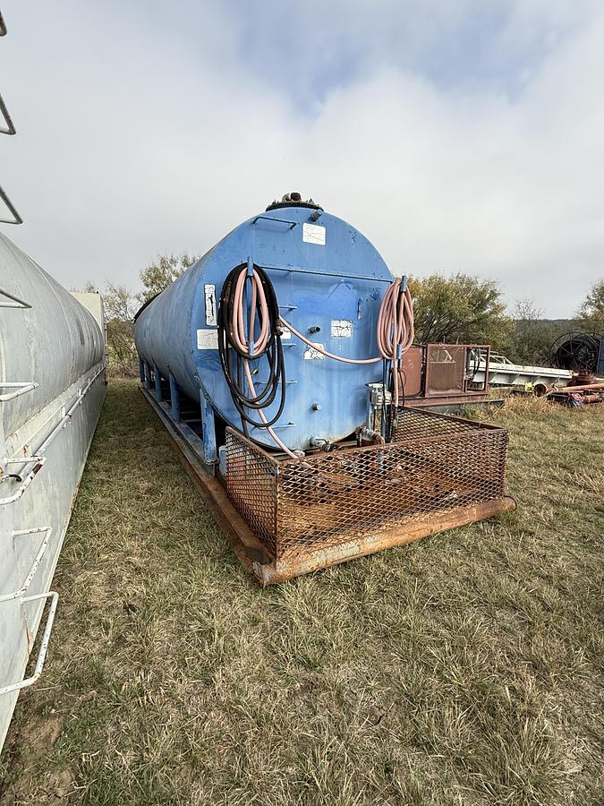 Used 10,000 Gallon Fuel Tank Skidded