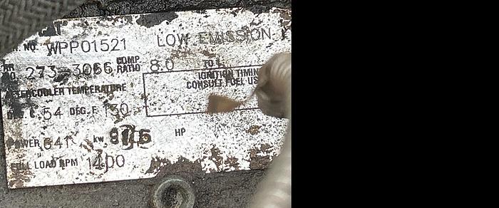 Used Natural gas engine