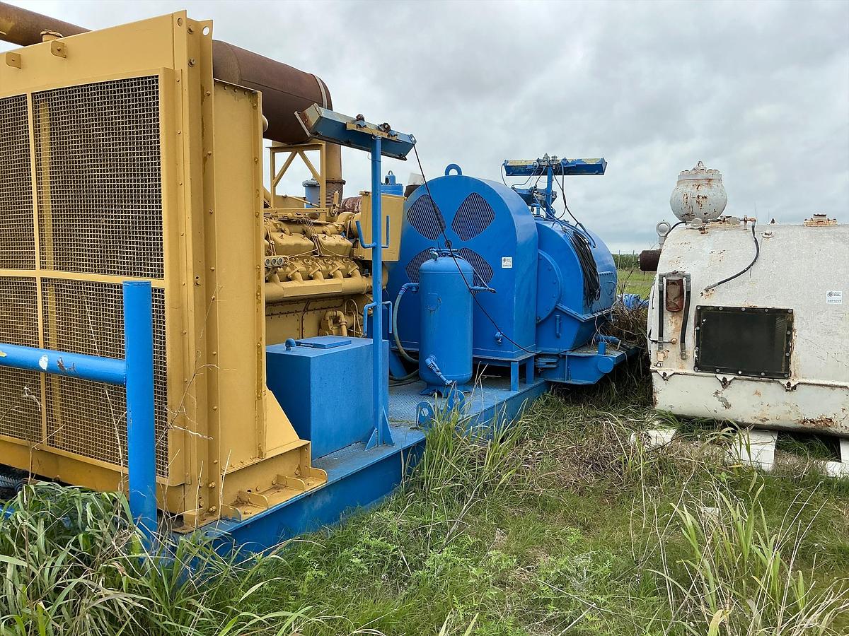 Used IDECO T800 Mud Pump Skid 