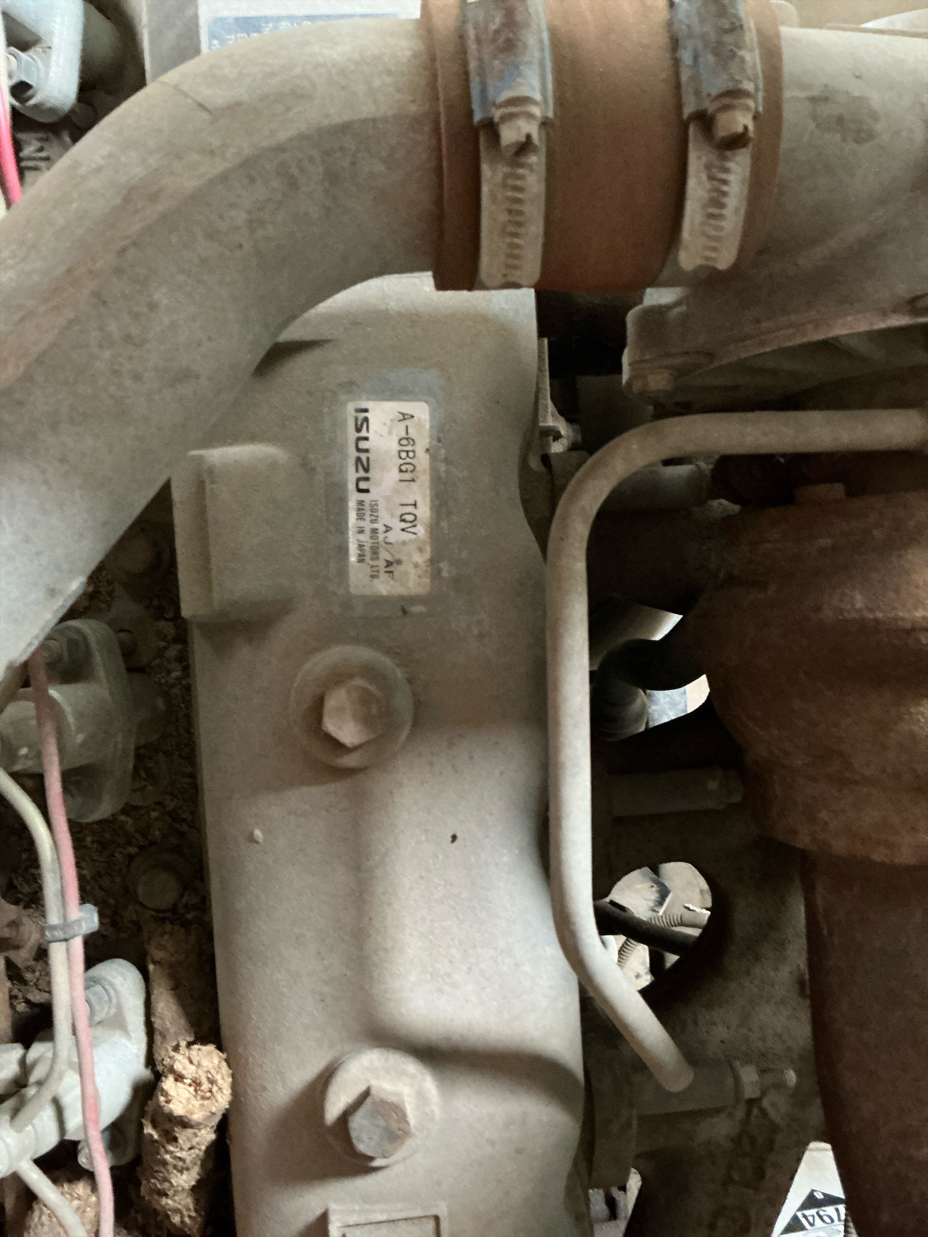 Used Isuzu A-6BG1 TQV Diesel Generator