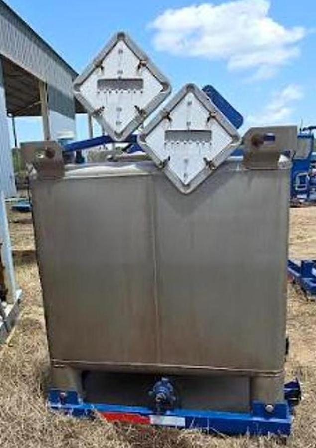Used 350 Gallon Skid Mounted Tank