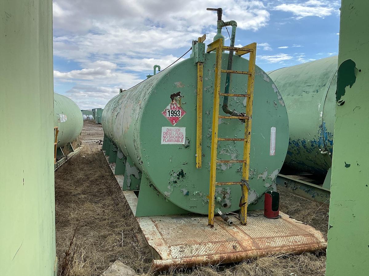 Used Welded Steel 15,000 Gallon Diesel Fuel Tank