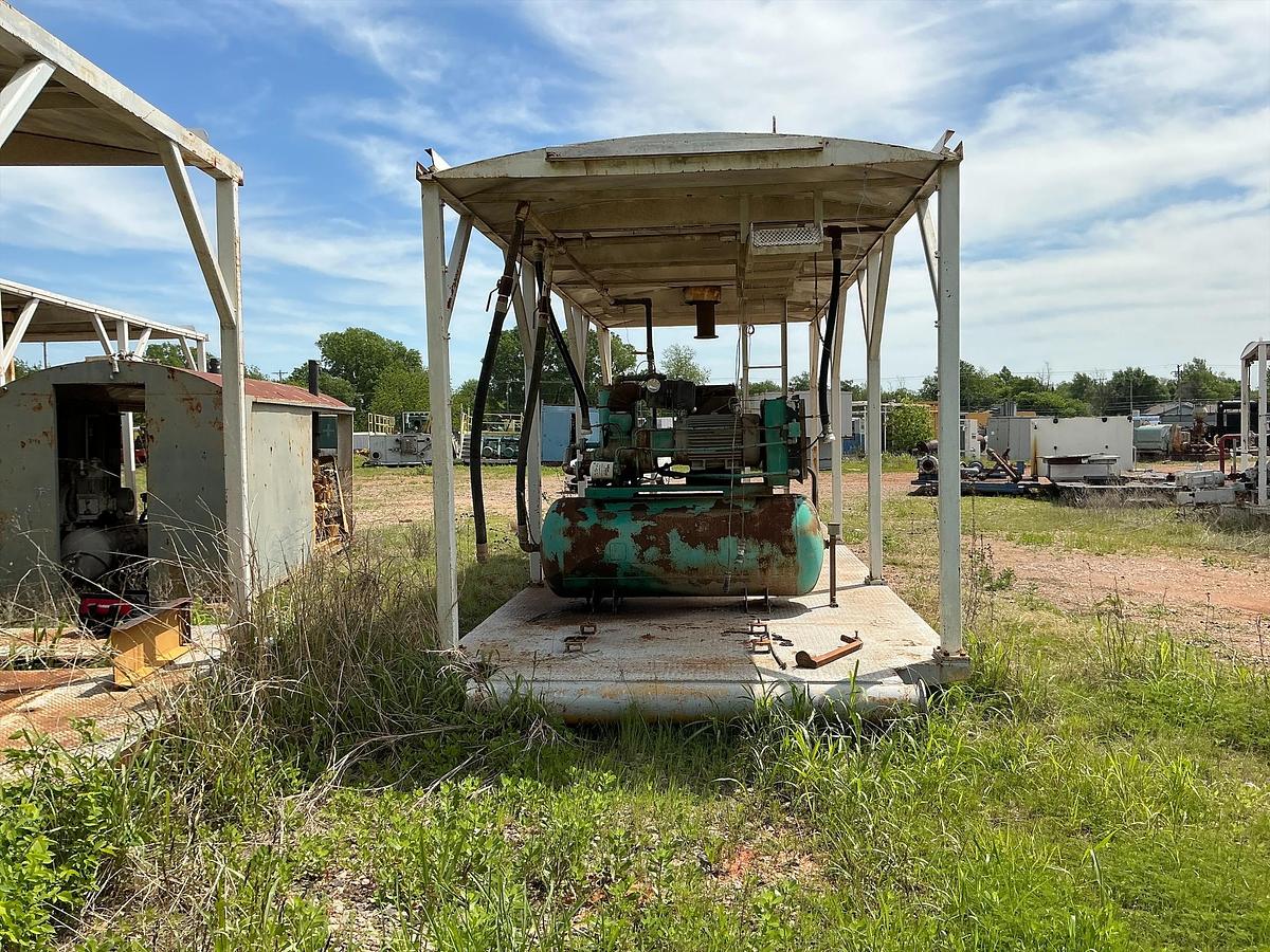 Used Empty Generator Shed on Skids