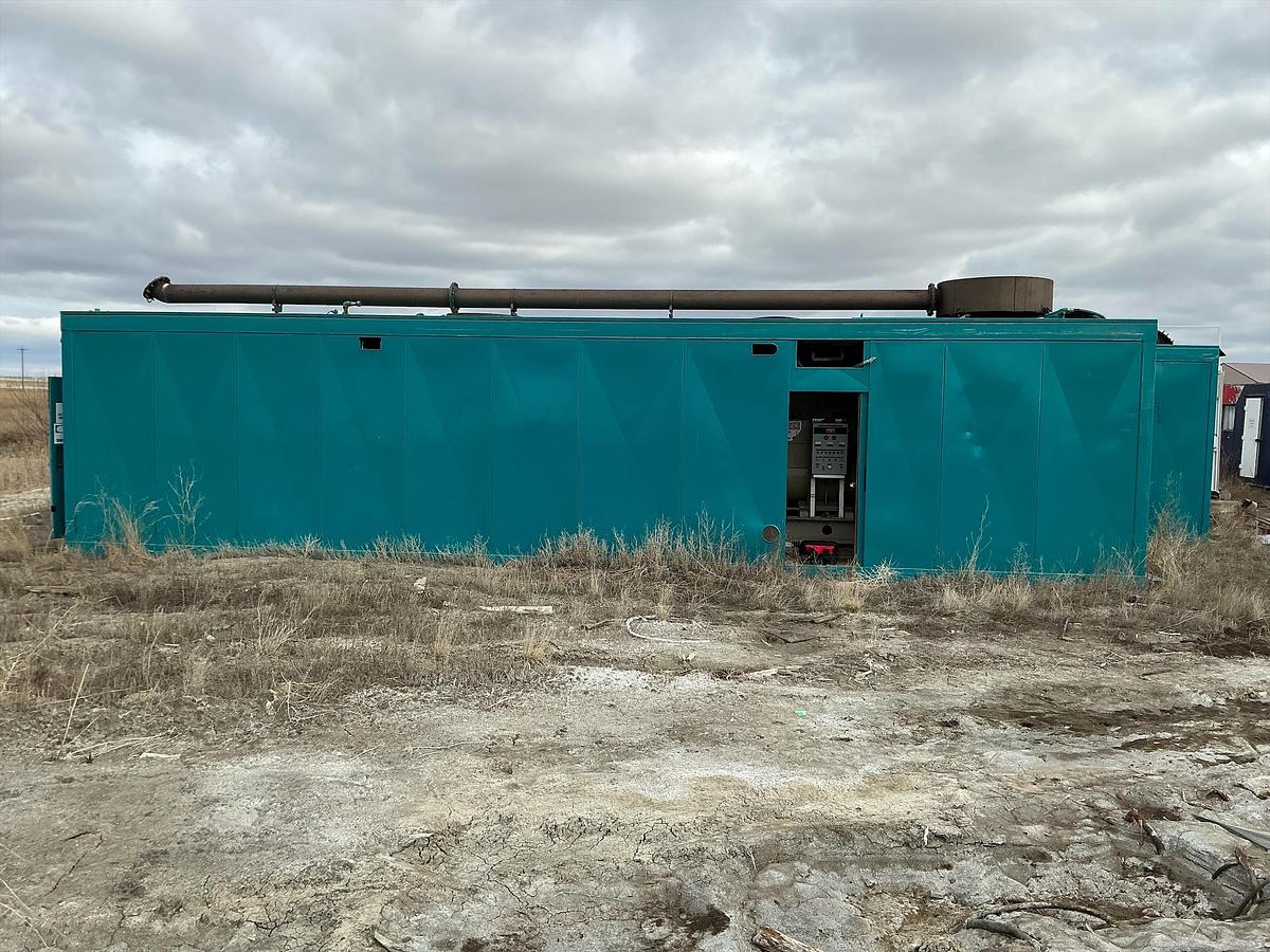 Used Welded Steel Generator Shed