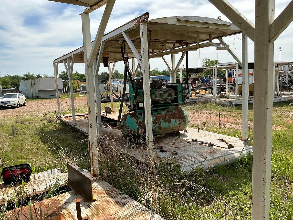 Used Empty Generator Shed on Skids