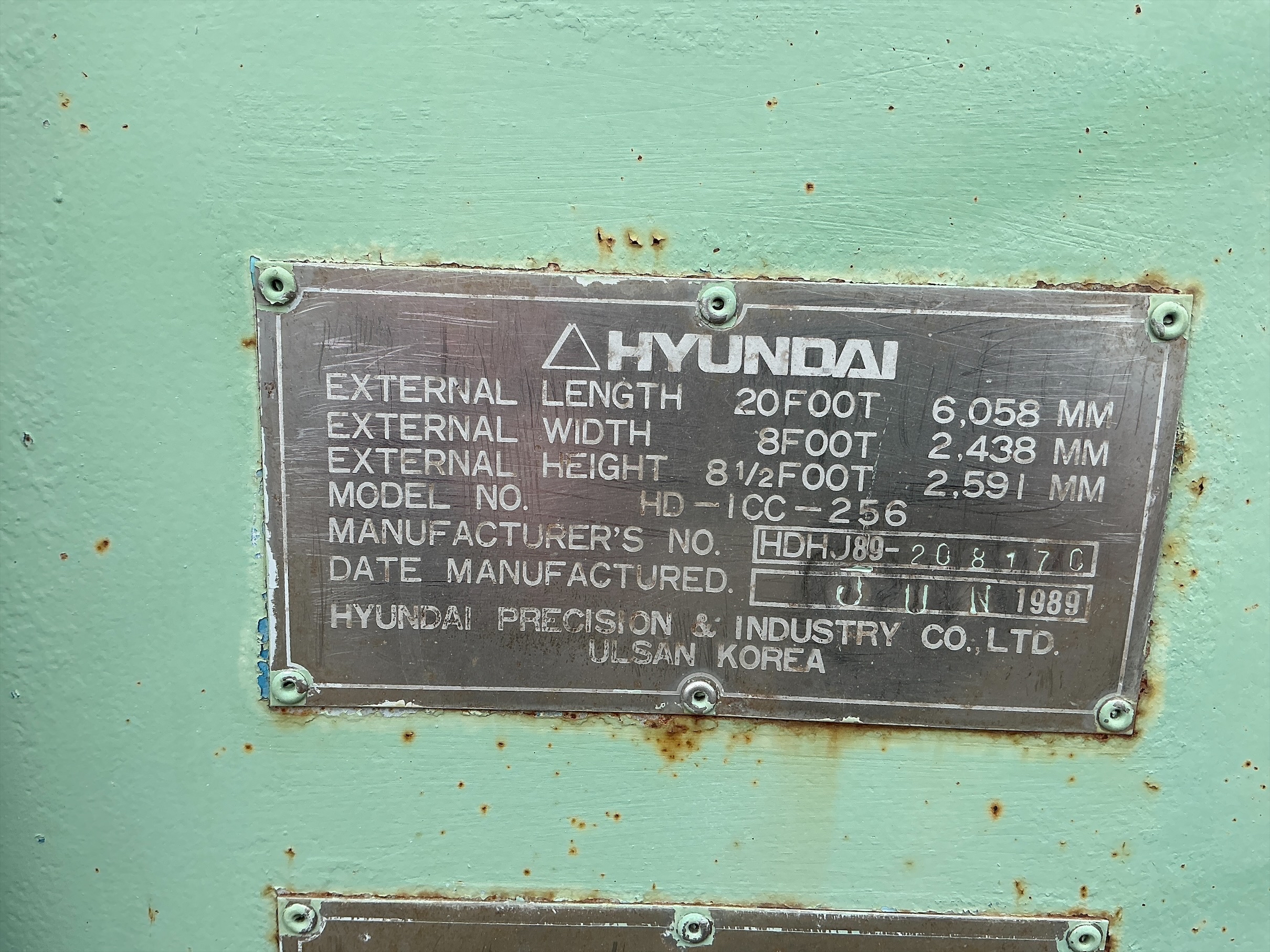 Used Hyundai Connex Box