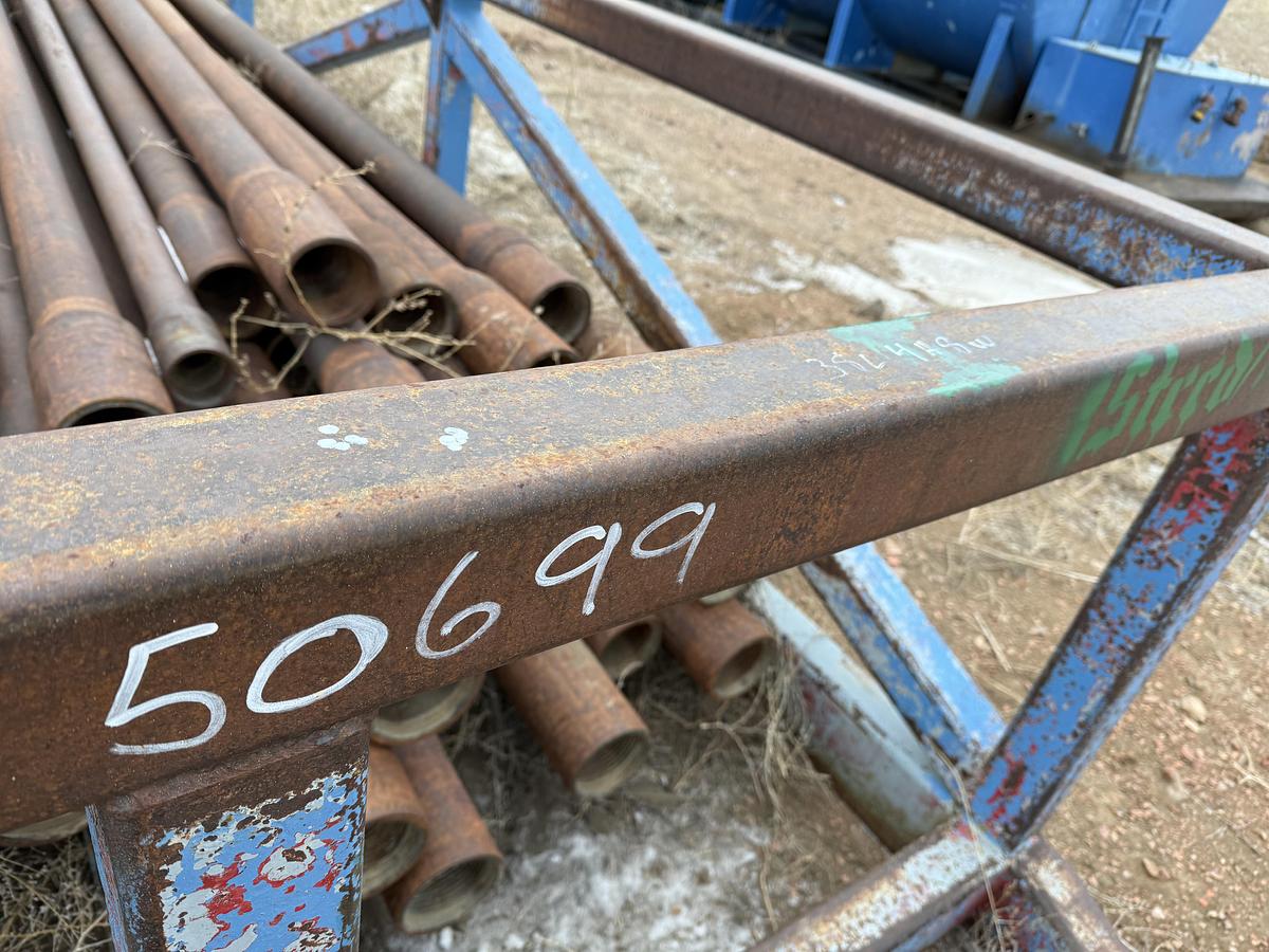 Used Steel Pipe Tub with Drill Pipe