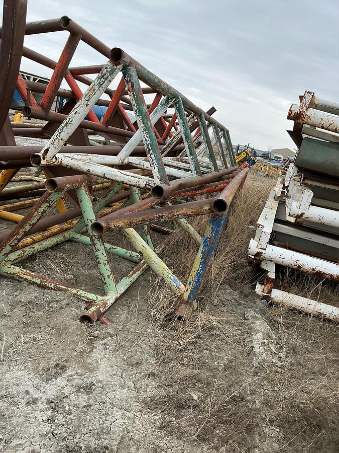 Used Welded Steel Pipe Racks 