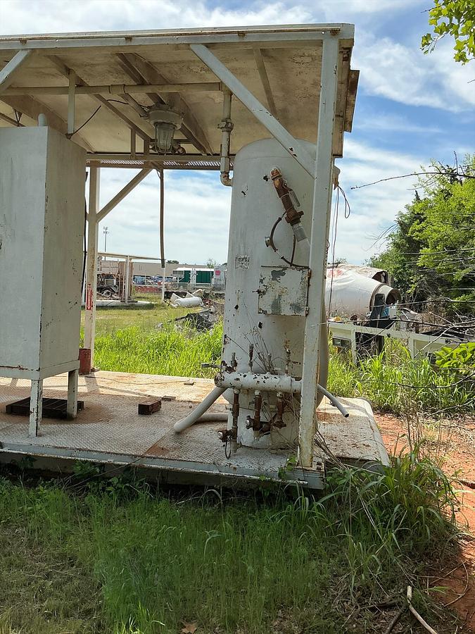 Used Empty Generator Shed on Skids
