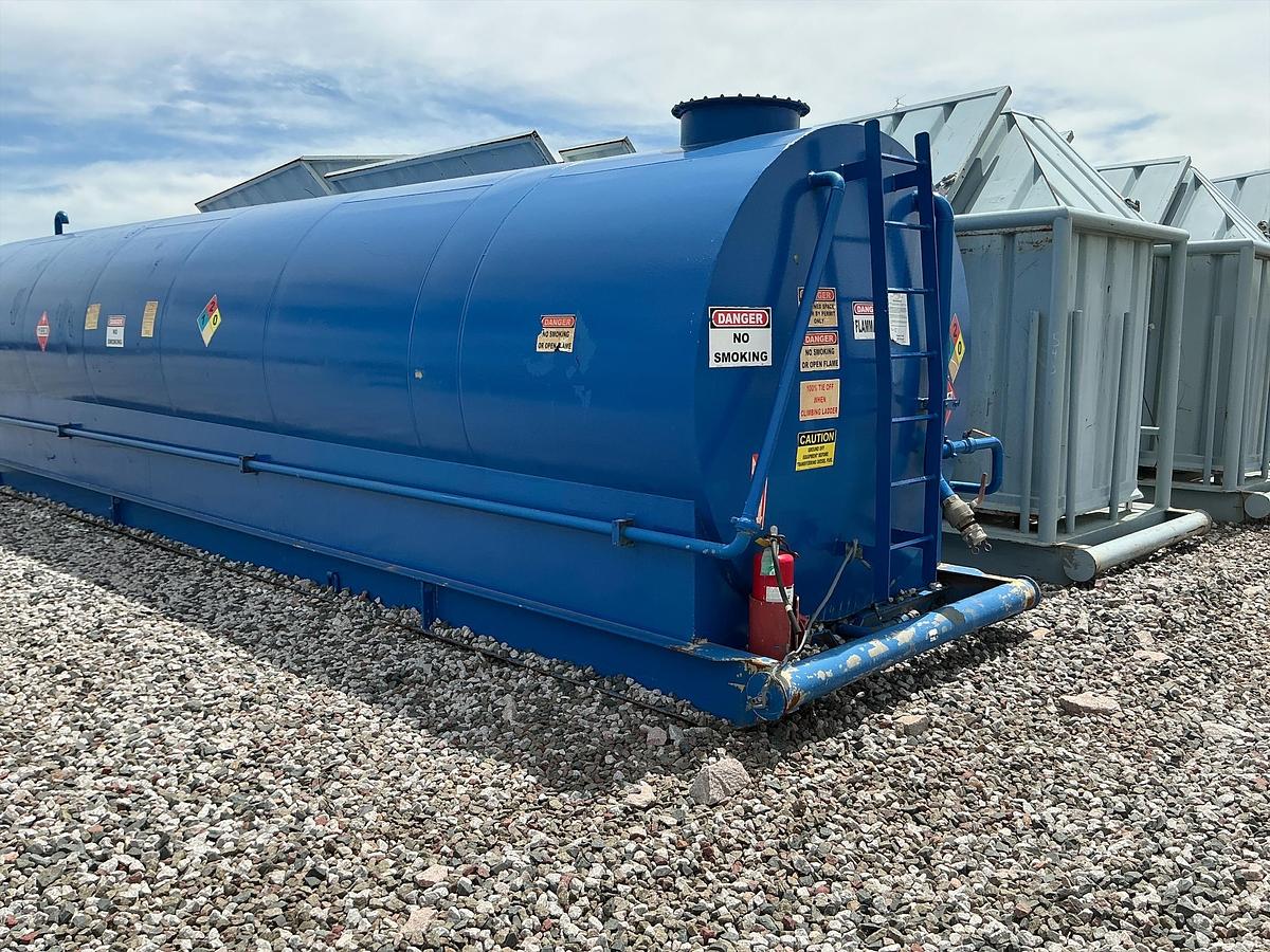 Used Welded Steel Fuel Tank on Skids