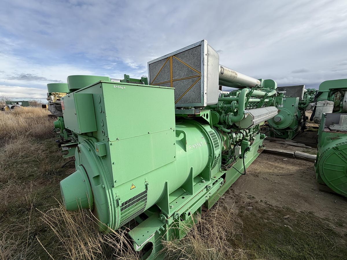Used 2010 General Electric Jenbacher JGS 320 GS Natural Gas Generator 1712KW