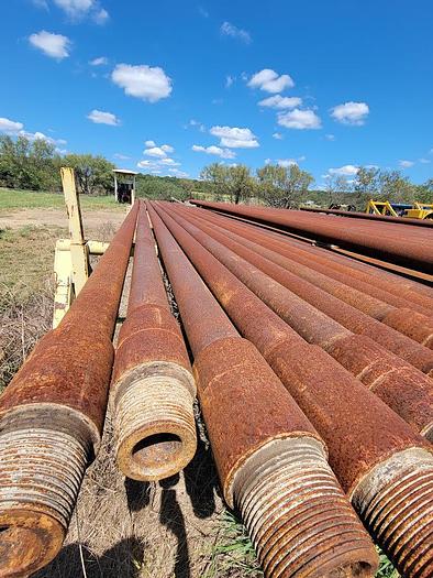 Used 31’ 8”L X 4-1/2" XH x 4" IF  External Upset (Bottle Neck) Drill Pipe