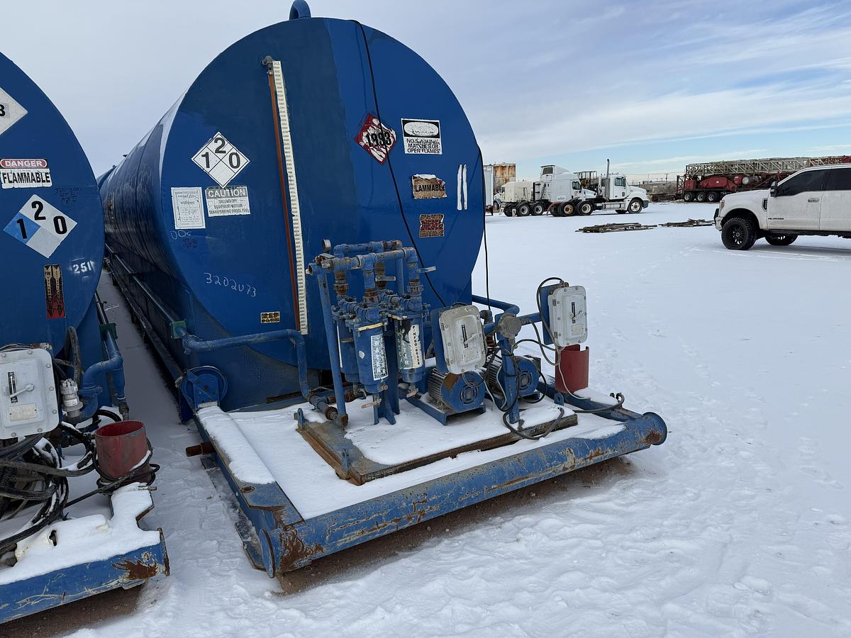 Used Skidded 15,000 Gallon Diesel Fuel Tank