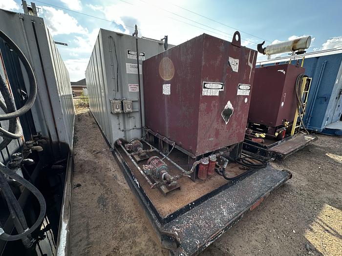 Used Skidded Fuel Tank 13,800 Gallon Diesel Tank