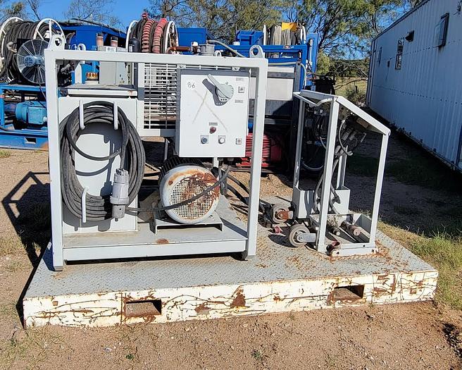 Used Portable Hydraulic Power Unit, Skid Mounted