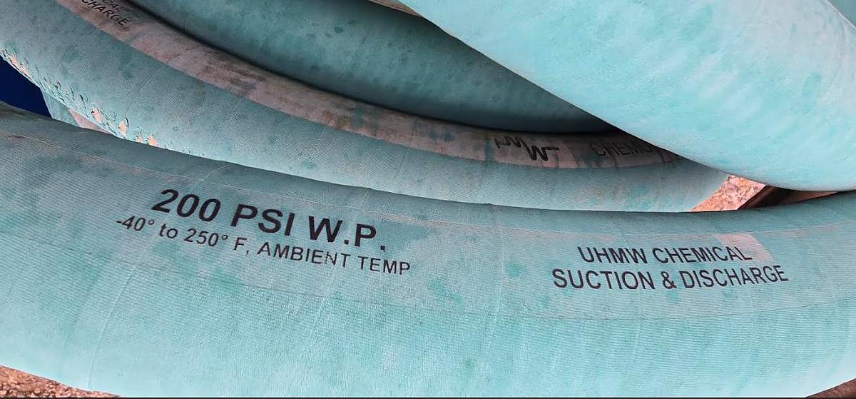 Used 2" Hydraulic Hose w/Valve on Cox Reel