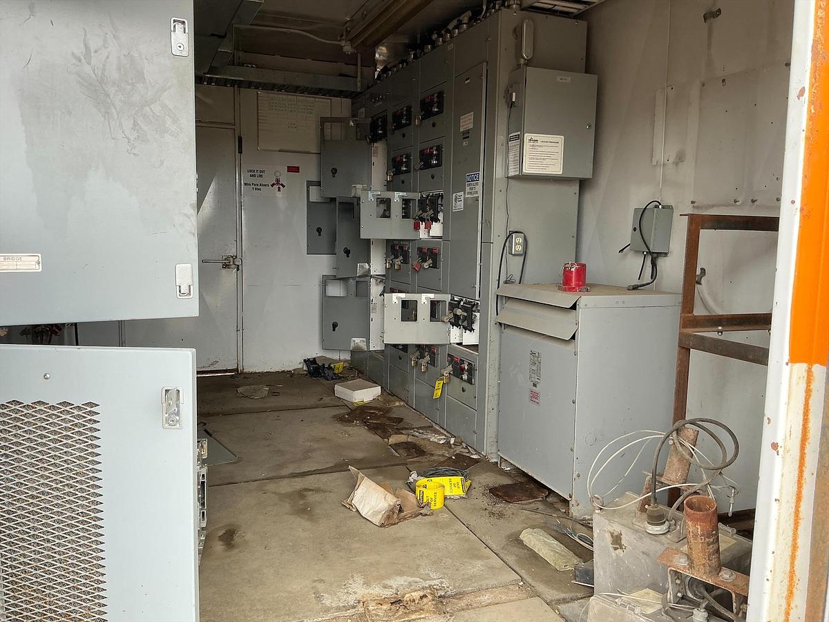 Used Welded Steel Pump Skid