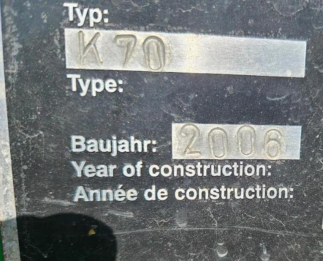 Used 2006 Koenig K-70 4.4-Ton Self-Erecting Tower Crane