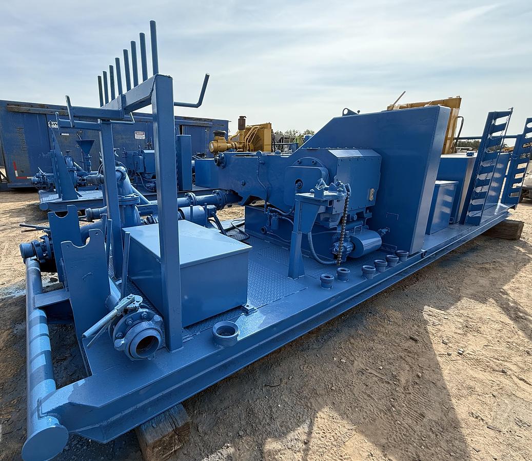 Used Kerr T-60 Triplex Mud Pump Powered by C15 Engine