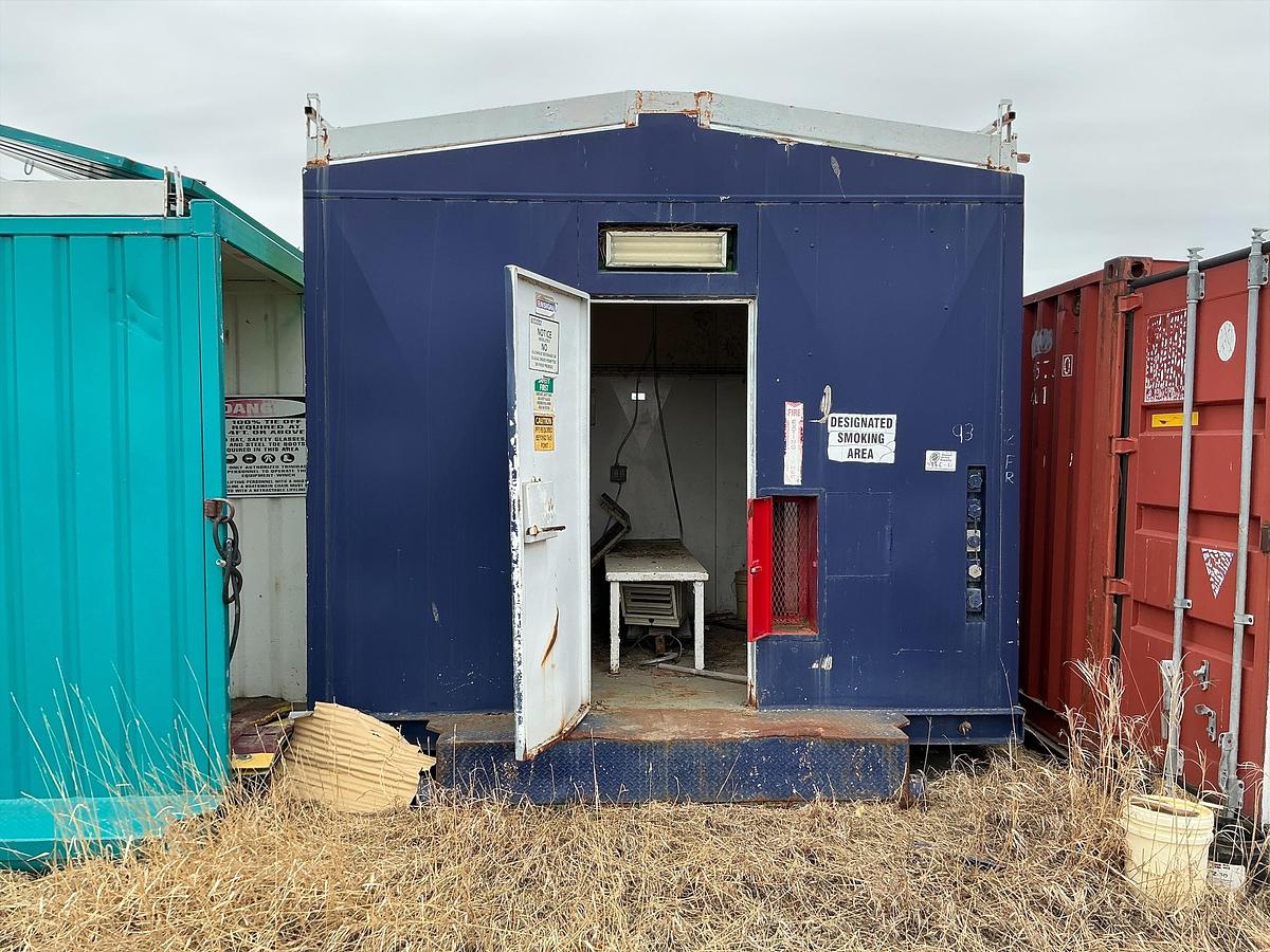 Used Welded Steel Generator Shed