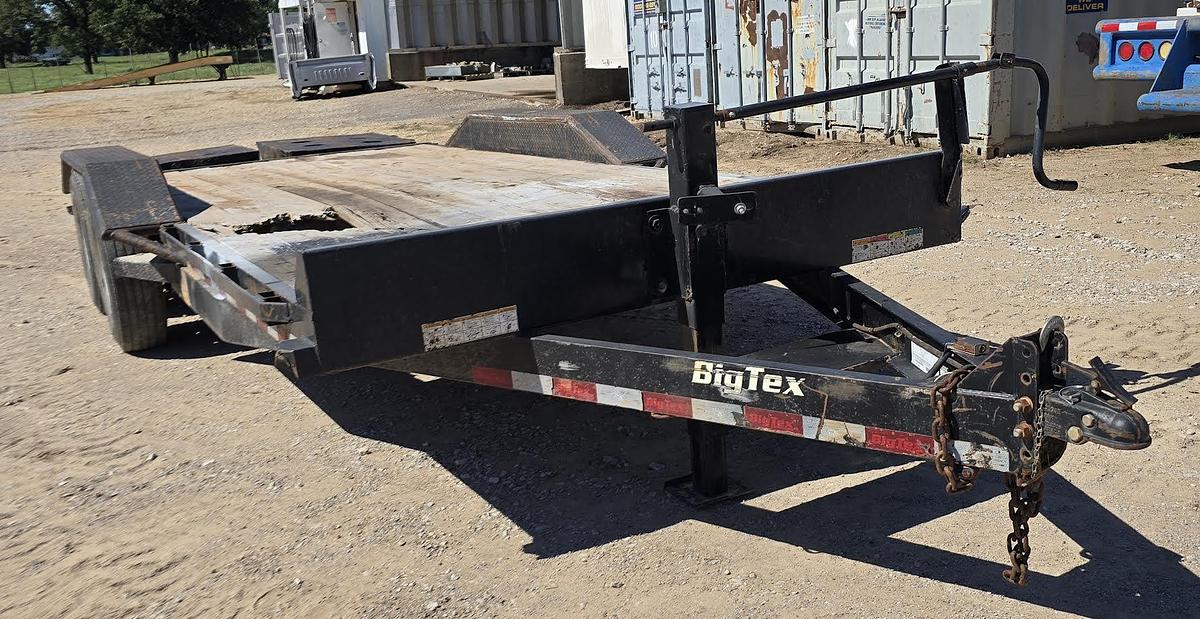 Used 2017 Big Tex Heavy Duty Tandem Axle Equipment Trailer