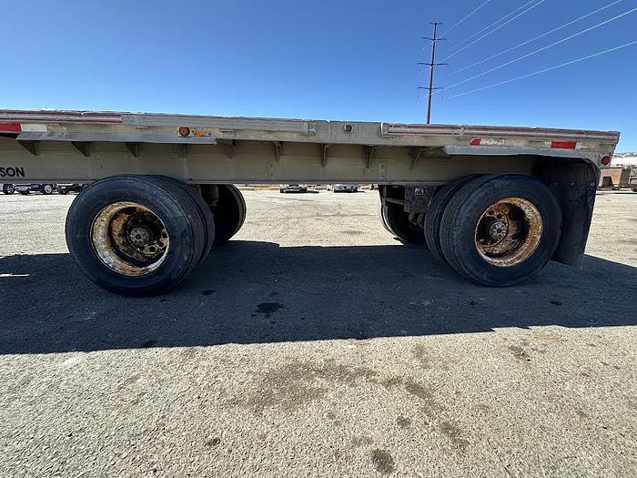 Used 1992 Benson Flatbed Trailer, DEC GVW 80,000