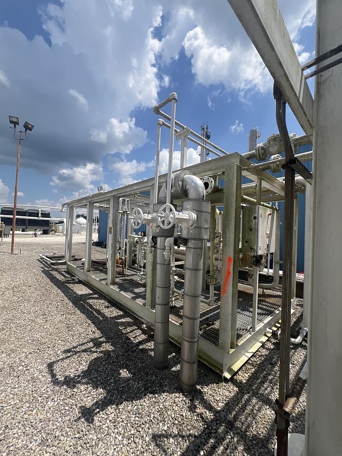 Used 1990 TH Russell CO Cooler Separator Skid