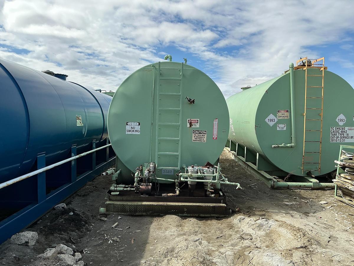 Used Welded Steel 15,000 Gallon Diesel Fuel Tank