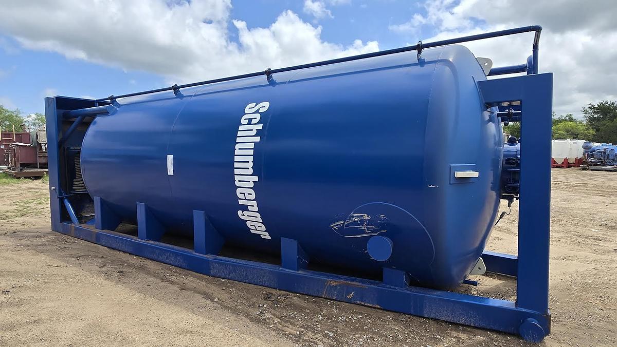 Used 425 Cu Ft Vertical Dry Friction Reducer Silo