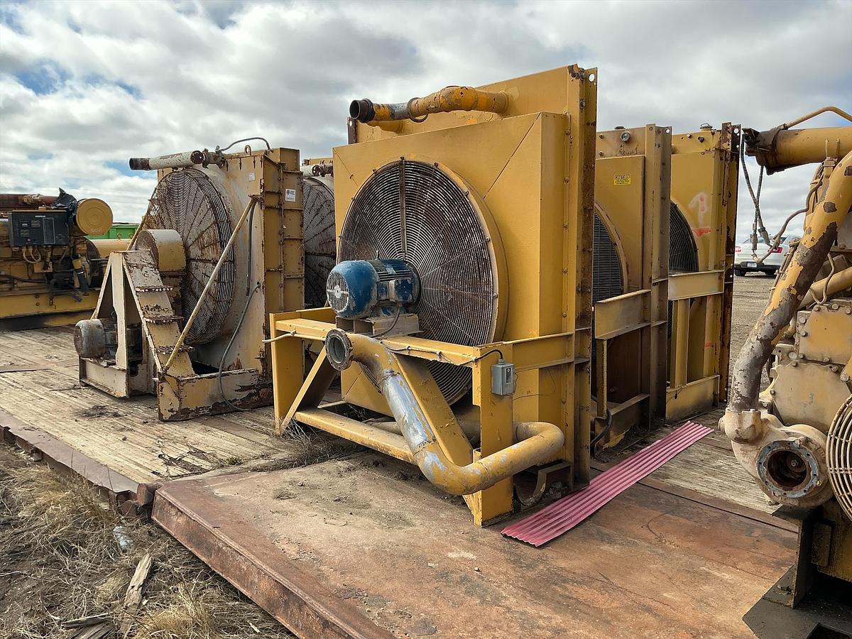 Used Caterpillar 398 Electric Motor-Powered Radiator/Cooling Unit 