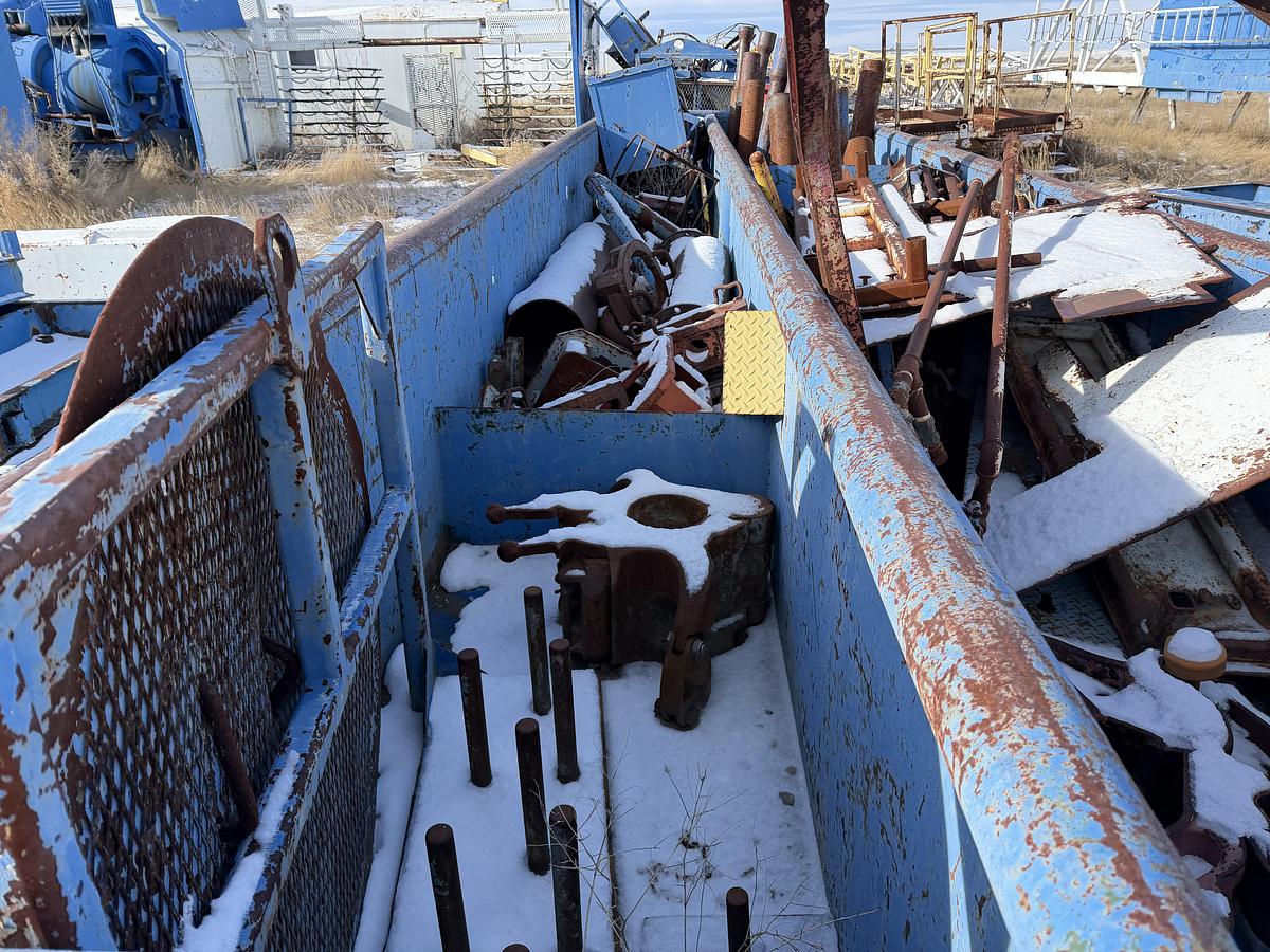 Used Junk Box with Lifting Subs, Wireline Units Rig #235
