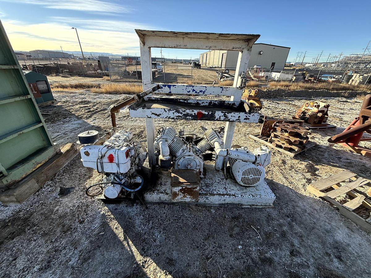 Used Lister Diesel Air Compressor