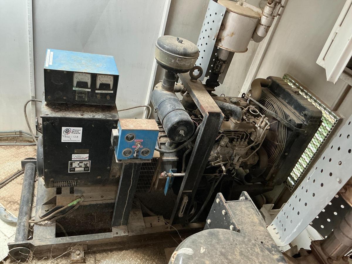 Used Isuzu 4BD1 P1V Diesel Generator