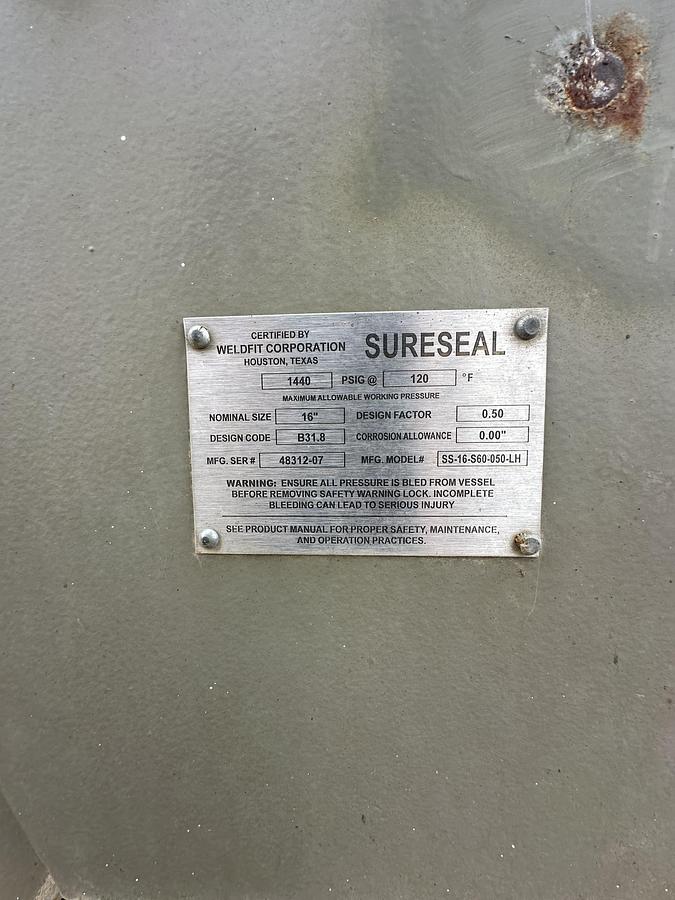 Used 2018 WELDFIT  SURESEAL SLL-1220-060-5