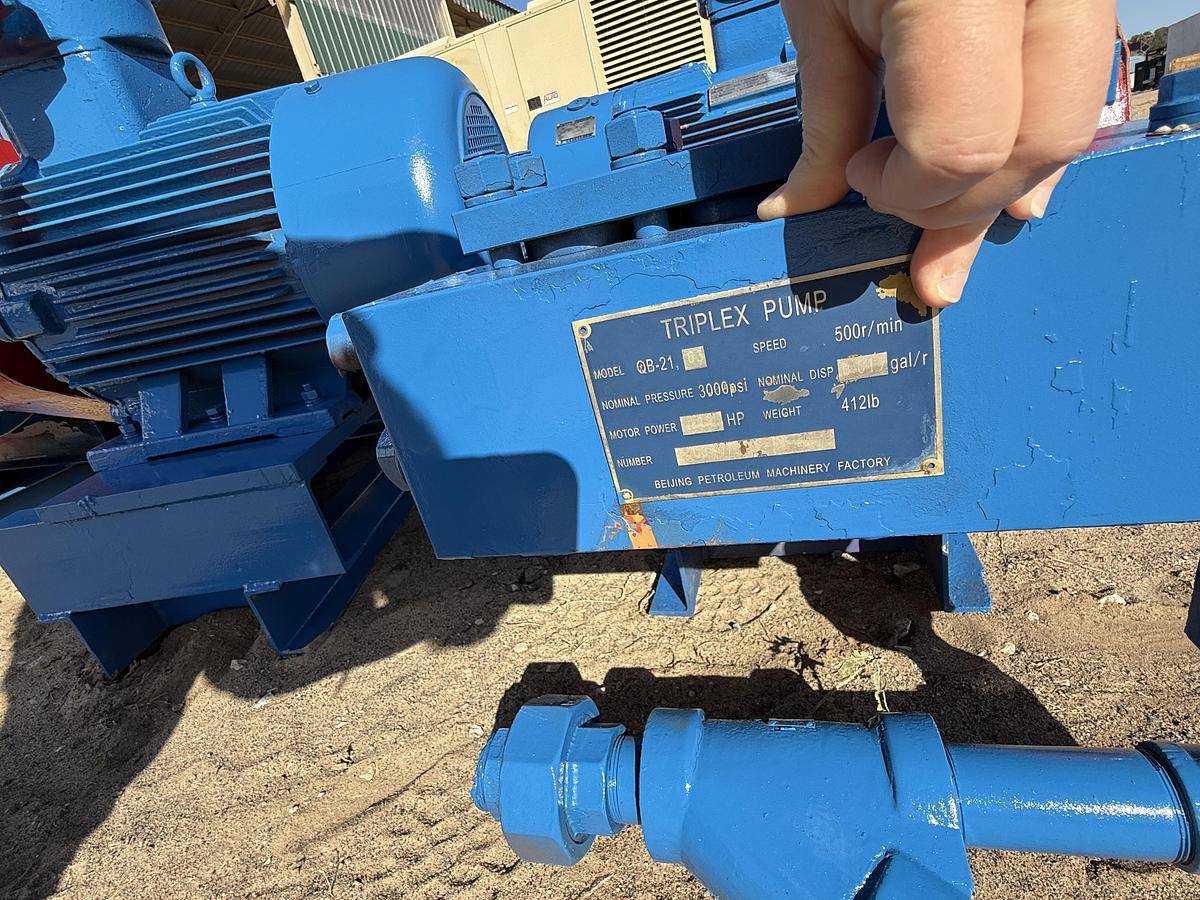 Used QB-21 Triplex Pump