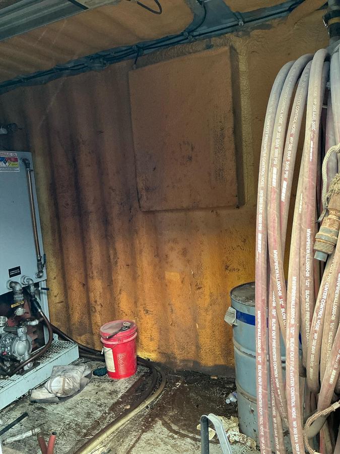 Used Lube Tank and Accumulator Skid