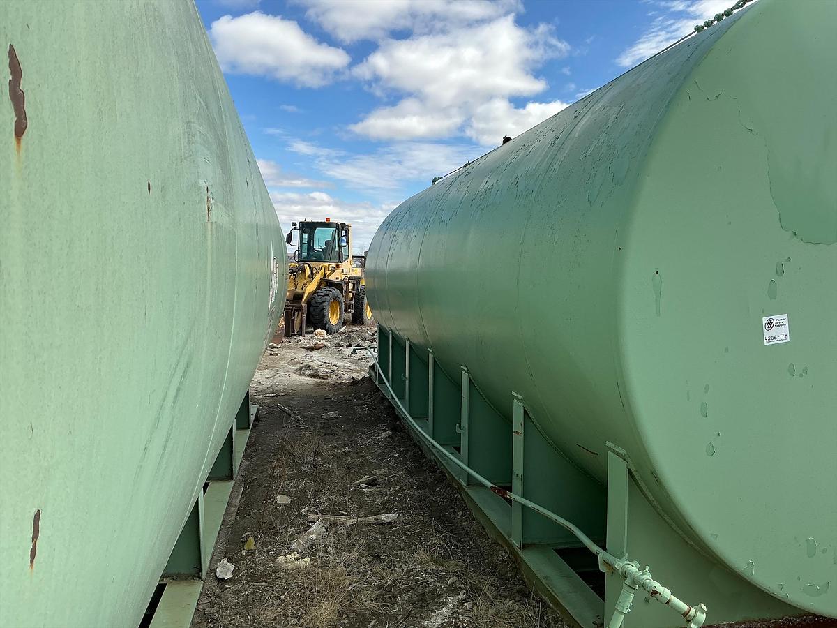 Used Welded Steel 15,000 Gallon Diesel Fuel Tank