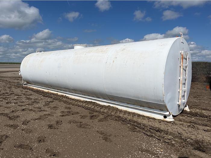 Used Skid Mounted Steel Diesel Fuel Tank