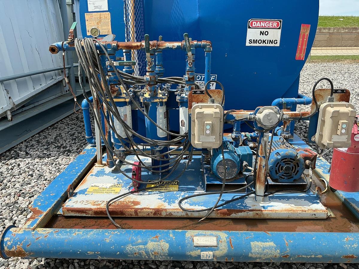 Used Welded Steel Fuel Tank on Skids
