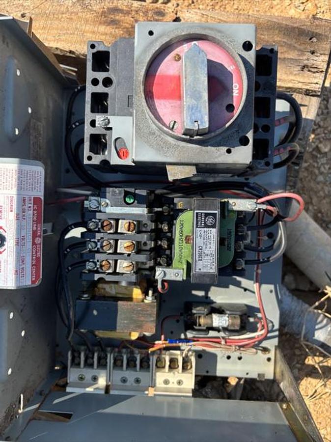 Used GE Control Panel 40 AMP, 460 Volt, Size 3, Type: FVNR