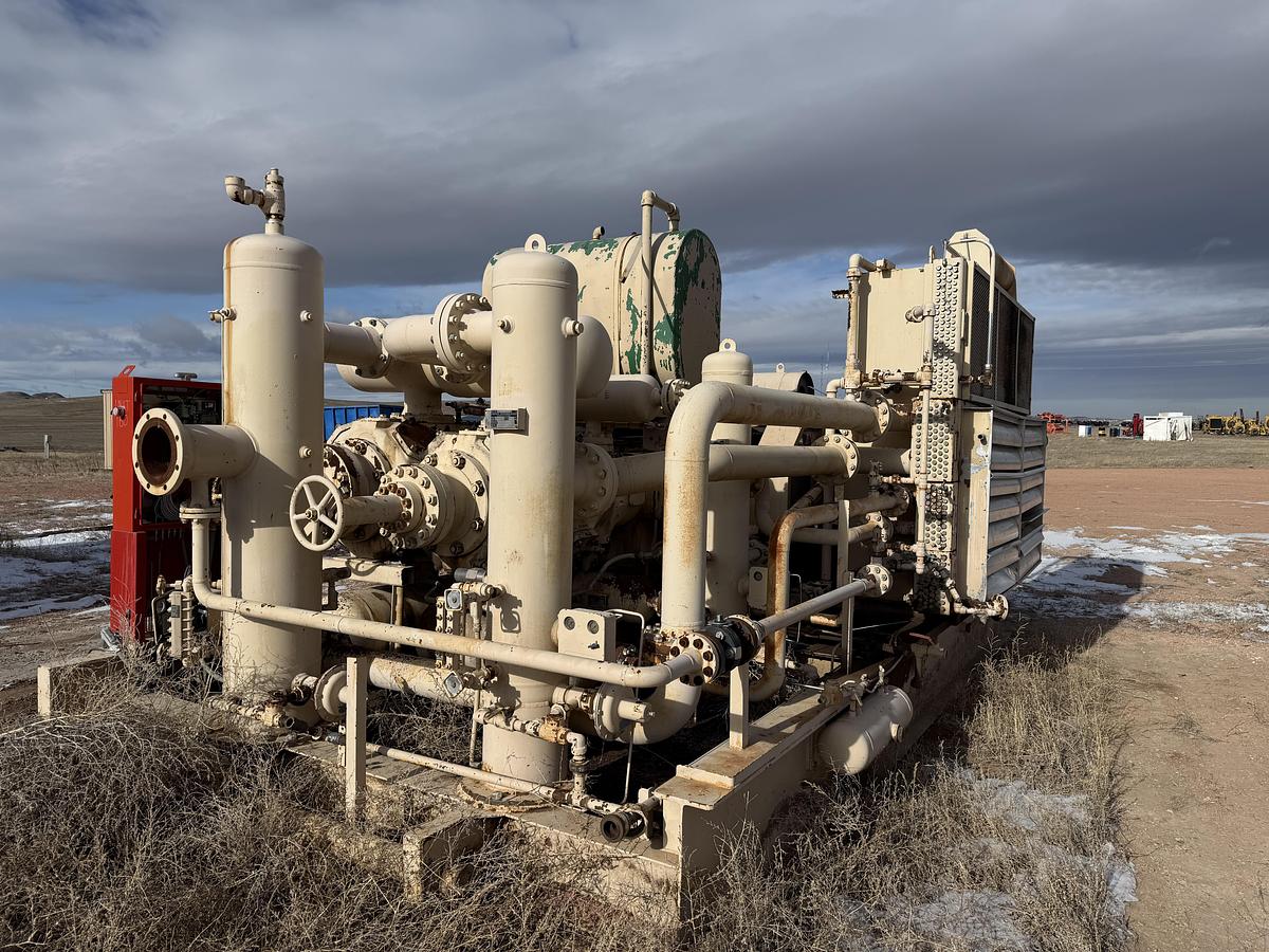 Used AJAX YK11 DAE Methane Compressor Unit