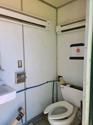 Used Shipping Container  Bathroom with Tanks