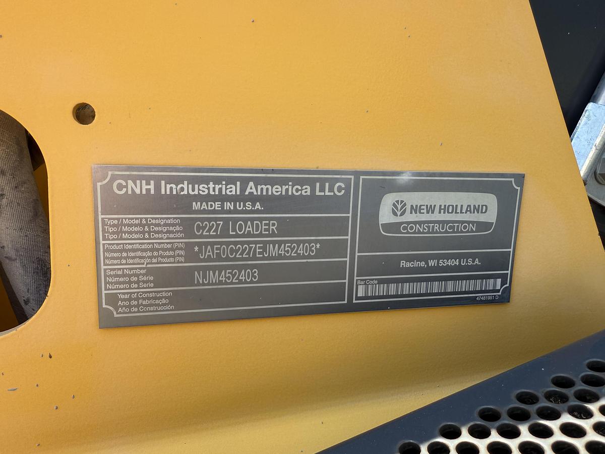 Used 2018 New Holland C227 Track Loader