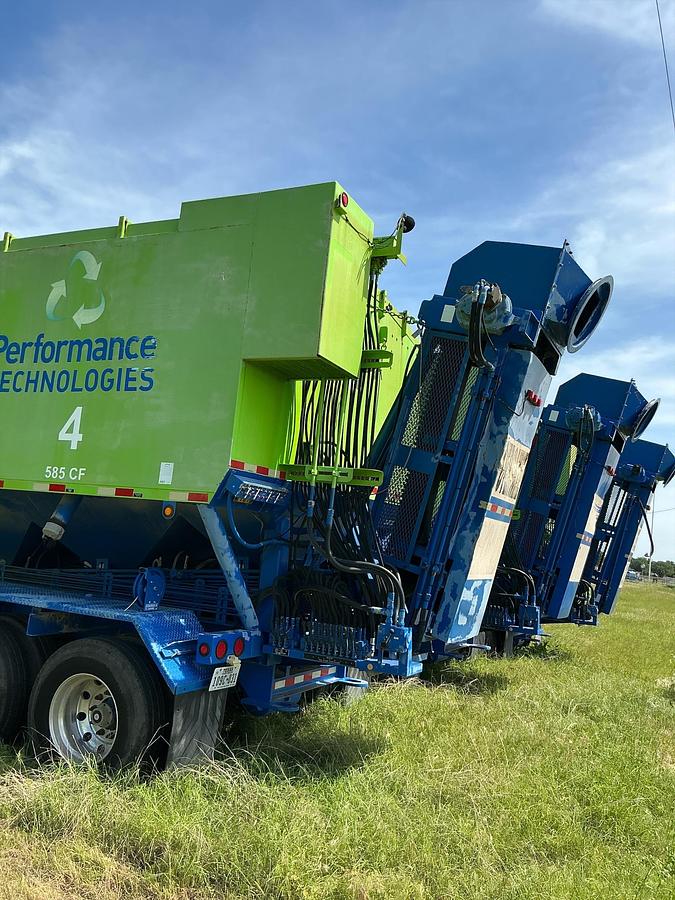 Used 2011 APPCO SAND KING FS-40 PORTABLE TRANSFER TRAILER