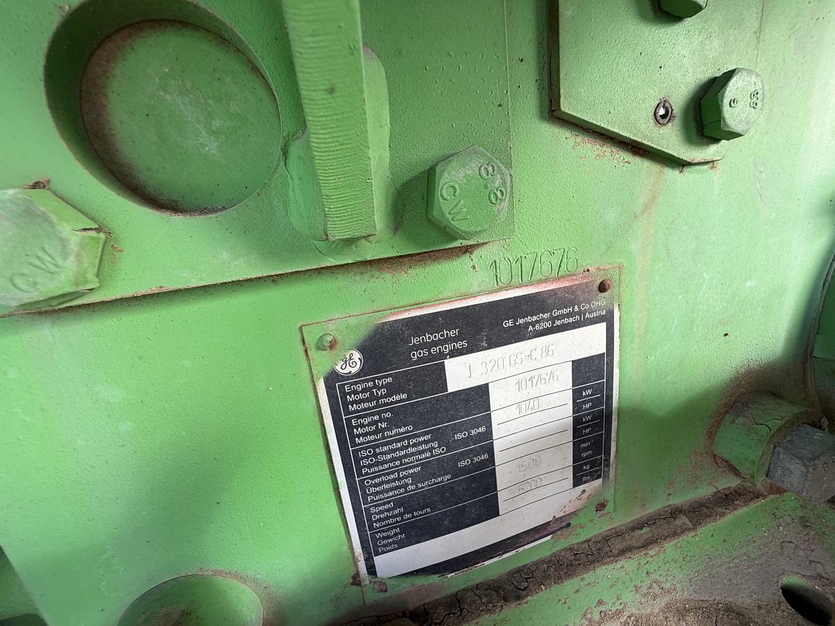 Used 2011 GE Jenbacher J320 Natural Gas Generator 1712KW