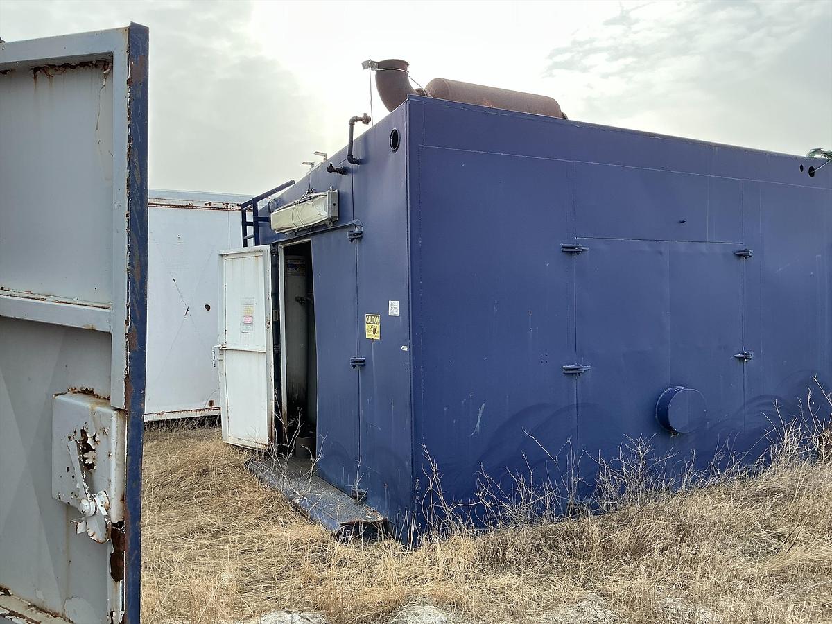 Used National Oilwell Mud Pump p/b Cat 3508 in Shed Stock #4886-49 .1.2.3