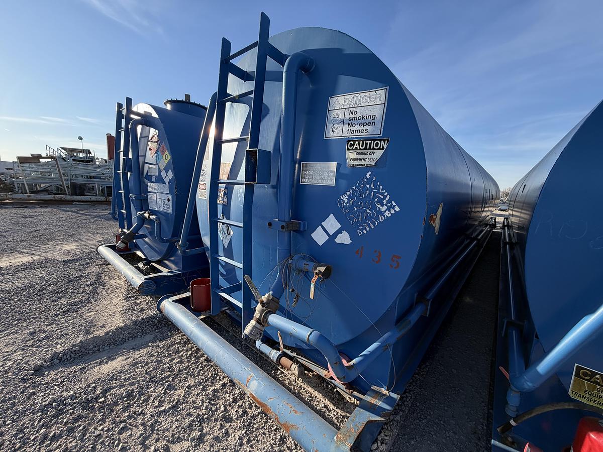 Used 15,000 Gallon Skidded Diesel Fuel Tank