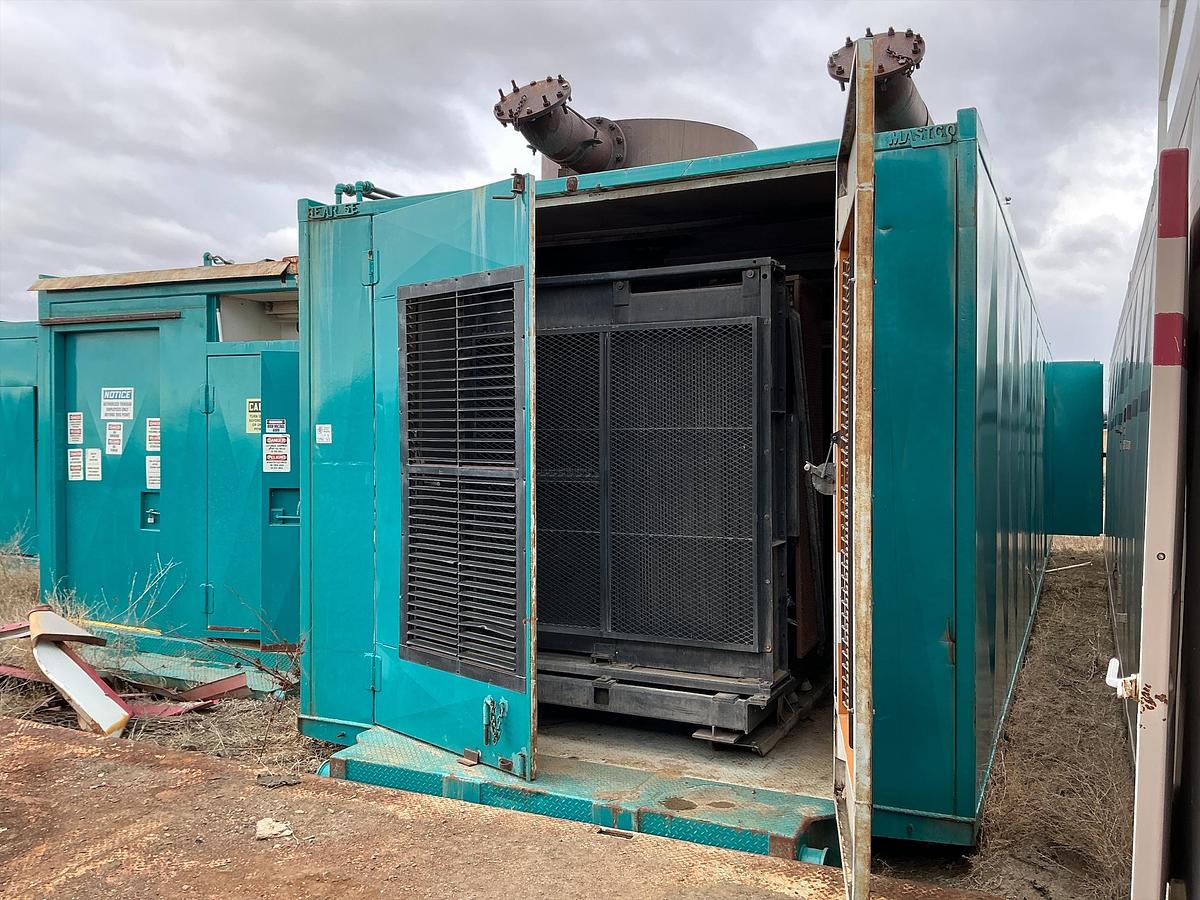 Used Welded Steel 2-Station Gen House