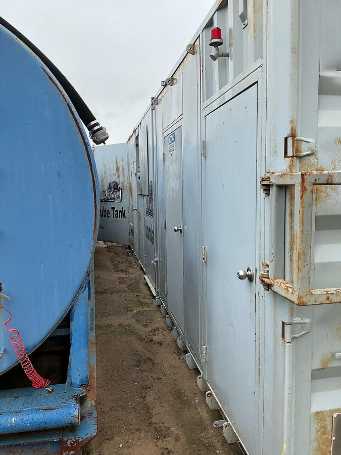 Used Lube Tank and Accumulator Skid