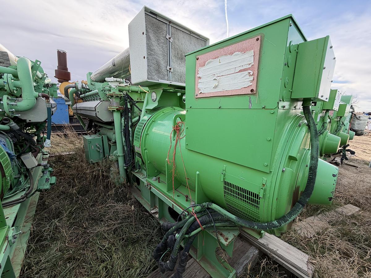 Used 2011 General Electric Jenbacher JGS 320 GS Natural Gas Generator 1712KW